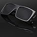 LOCS Super Flat Top Original Gangsta Shades Hardcore Sunglasses - Matte Black