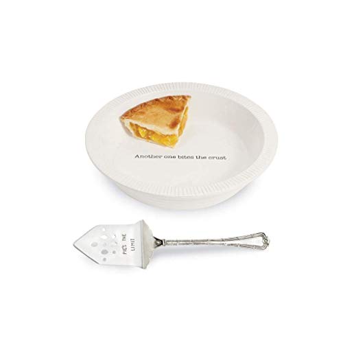 Mud Pie Thanksgiving Circa Pie Plate with Server Set of 2
