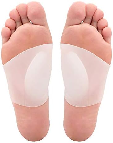 Arch Support Gel - Soft Gel Sleeves for Plantar Fasciitis,Flat Feet Soft Gel Sleeve Pain Relief for Men and Women.Shoe Insert Brace for Arches,Foot Pain, Flat Feet