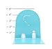 Daiso Kids Fun Elephant Non-Skid Metal Bookends 4.5 x 4.75 (Aqua)