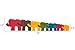 Wooden Colorful Elephant Puzzle for Toddlers by Pawoo Toys: Educational Jigsaw Montessori Size Sorting Toy