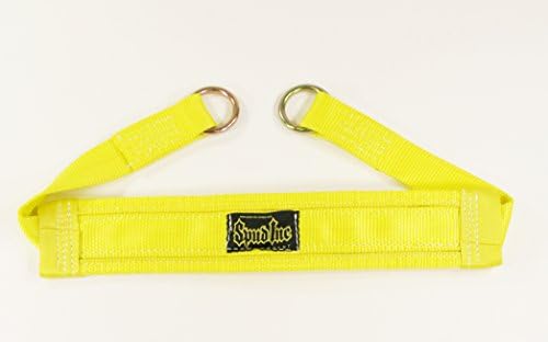 SPUDBelt Squat Belt Size Small for Weightlifting Powerlifting (Yellow)