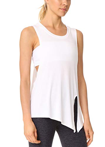 Bestisun Womens Workout Tops Tennis Yoga Shirts Fitness Sport Clothes Athletic Wear Muscle Tank Red S