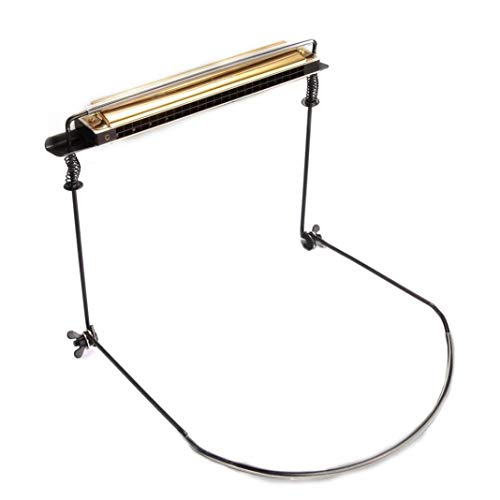 difcuyg5Ozw Dedicated Adjustable Neck 10 Holes Harmonica Holder Portable Durable Mouth Organ Harp Stand Rack