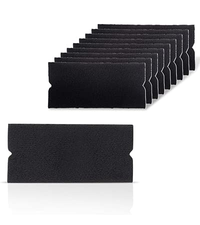 Ehdis 10pcs Soft Scratch-Free Felt for Vinyl Squeegee, Wet/Dry, 10x4.8cm