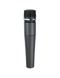 Micrófono cardioide dinámico Shure SM57-LC, Negro