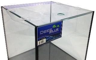 Aquind 894798 12 x 12 in. Deep Blue Glass Canopy for Rimless Cube Tanks