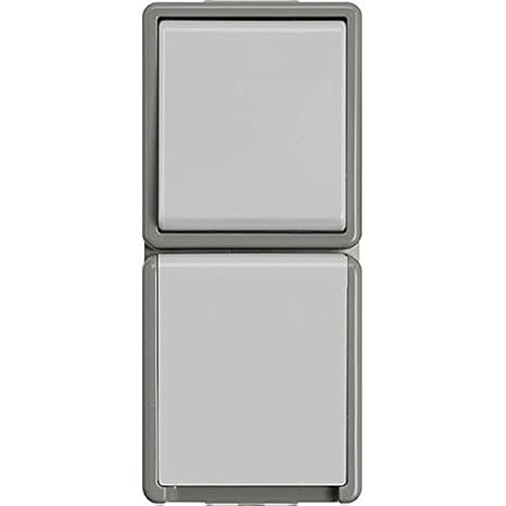 Siemens Indus.Sector Schuko-Dose 5TA4816 Delta Fläche,dGr/HGR Delta fläche Aufputz Schalter-/Steckdosenkombination 4001869038