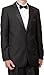 New Mens 5 Piece (5pc) Complete Single Breasted Black Tuxedo Suit, 48R 42W