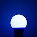 JandCase A19 Blue Light Bulbs, A19 Blue Colored LED Bulb, 40W Equivalent, A19 Light Bulbs with E26 Base, for Christmas Theme Party, Holiday Decor, Party, Bar Mood Decor, Not-Dimmable, 6 Pack