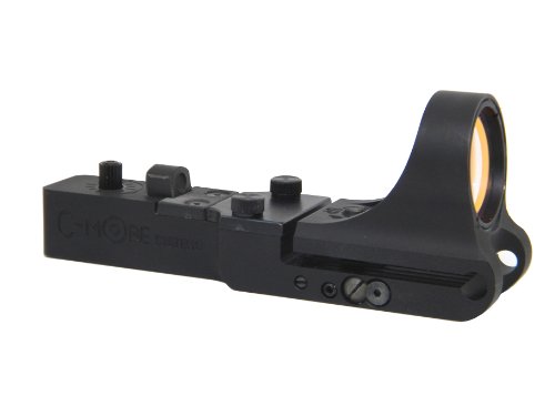 c-more systems slideride red dot sight con interruptor estándar, aluminio, 2 moa