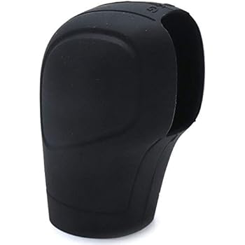 Amazon Com Ji Black Genuine Leather Gear Shift Knob Cover