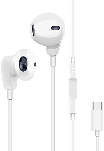 USB C Digital Earphones. Pixel 2 XL HiFi Stereo Headphones, Gym Sports Headsets for Google, Essential, Samsung, Motorola, Huawei, Oppo, HTC, MI and More Type c Devices.