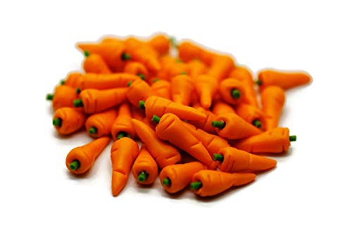 20 Loose Carrots Dollhouse Miniatures Food Kitchen Cool Price