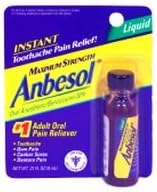 Anbesol Liquid Oral Anesthetic Maximum Strength Gel - 0.31 Oz