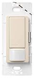 Lutron Maestro Motion Sensor Switch, No Neutral Required, 250 Watts, Single-Pole, MS-OPS2-LA, Light Almond
