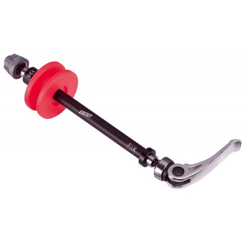 BBB Cycling ChainGrip 135mm Quick-Release Axle System Tool for Mountain Bikes, 135mm, Black/Silver