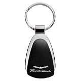 Ford Thunderbird Black Tear Drop Key Chain, Official Licensed