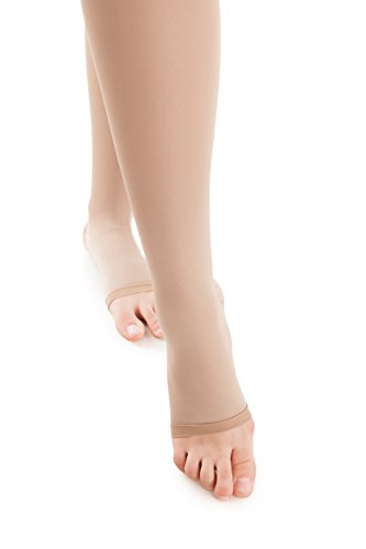 ITA-MED Open Toe Knee Highs - Compression (25-35 mmHg): H-306 Medium Beige - Thumbnail 3