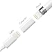 COOYA Compatible with Apple Pencil 1st Gen Charger Adapter Replacement for Apple Pencil 1st Generation 2-Pack Charging Adapter iPencil Charger Connector for Lightning Charging Adapter for iPad Pro Air