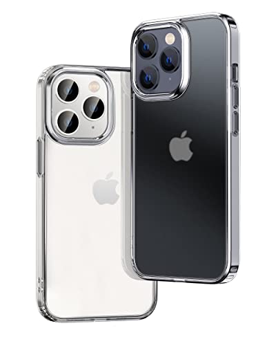 ONES iPhone 11 Pro Frost Clear Hard Case · Straight Edge · MIL Protection·Shockproof Airbags Rugged PC+Flexible Silicone 『Anti-Fingerprint』·[ Screen ＆ Lens Guard ][ Anti-Slip ] Slim Luxury Matte Cover