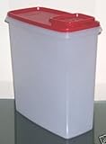 Tupperware Super Cereal Storer with Red Seal Holds 20 Cups