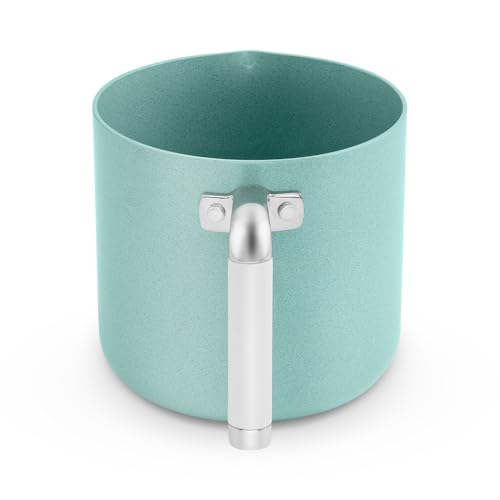 JadeCook Pocillo Lechero, Hervidor de Agua de 1.8 Lts Antiadherente 14 cm Premium Olla para Cafe Hervidor de Leche