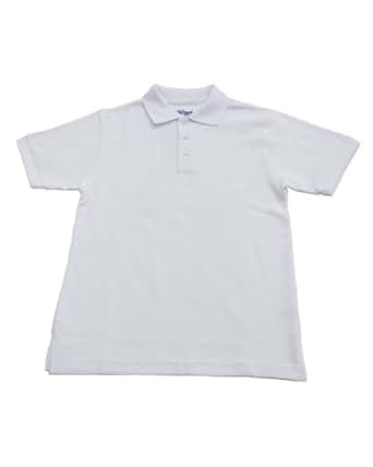Amazon.com: Girls White Short Sleeve School Uniform Polo Shirt: Clothing