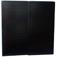 Wall Control 30-P-3232B Black Metal Pegboard Pack