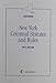 New York Criminal Statutes and Rules (Graybook), 2015