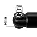 DNM Damping 3 System Mountain Bike Air Rear Shock Rebound/Lock Out/Air Pressure Adjustable AL 7005 Shark/AL 6061 Shock Body 165mm (6.5