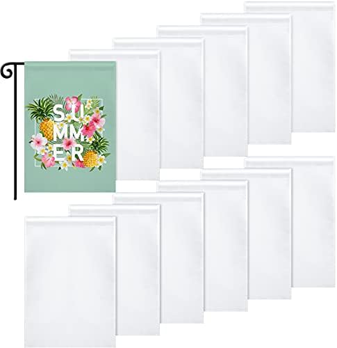 Blank Garden Flag DIY Lawn Garden Flags Polyester Banners Flag