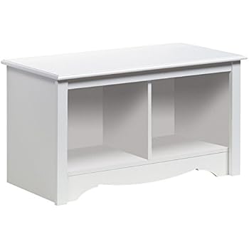Prepac Monterey White Twin Cubbie Bench (Small)