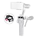EACHSHOT 4-Ring V2 Cold Shoe Adapter Ring Zhiyun Smooth 4 Applied to Rode Microphone LED Video Light Filmmaker Vlog, Microphone Mount Designed Smooth4 Rosette Mount [Updated Version]