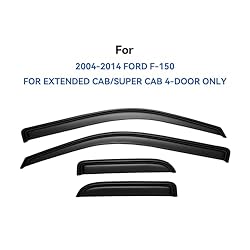 Window Visors Rain Guards for 2004-2014 Ford F150