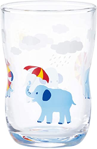 アデリア(ADERIA) つよいこ グラス M かくれんぼ ぞう 185ml キッズデザイン賞受賞 30個セット 日本製 6078