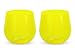 SILIPINT Silicone Wine Glasses, Stemless, Polished, Unbreakable and Dishwasher Safe, (Set of 2), 14 oz