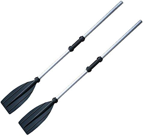 Ec Outdoor カヤックパドル 2ピース 分割可 126 3cm調整可能 市場 2way アルミ合金製 超軽量 カヌーパドル ボートオール ジョイント式 ダブルブレード