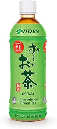 Ito En Tea Oi Ocha Green Tea, Unsweetened, 16.9 Ounce (Pack of 12)