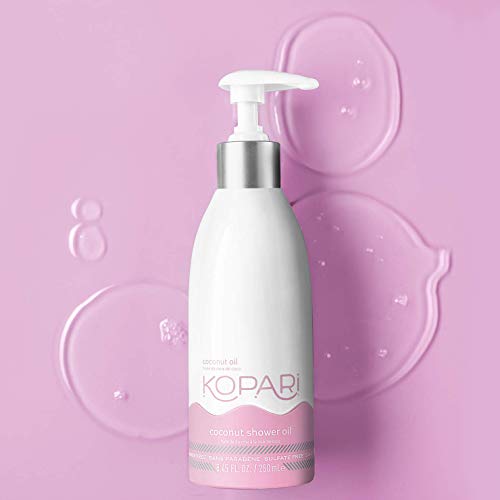 Kopari Coconut Shower Oil- Skin Cleansing, Moisture Locking, Skin Hydrating Shower Oil (8.4oz) - //coolthings.us