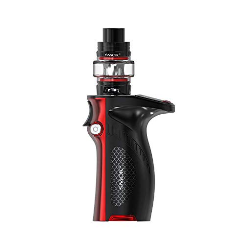 Mag Grip Akkuträger mit TFV8 Baby V2 Verdampfer - E-Zigaretten Set - von Smok - Farbe: rot-schwarz – Bild 4