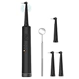 Electric Dental Calculus Remover, TUMPLIK Tooth Tartar Scraper Dental Stains Scaler with 4 Replaceable Clean Heads for Fighting Tartar, Tooth Stains, Teeth Polishing (Newest)