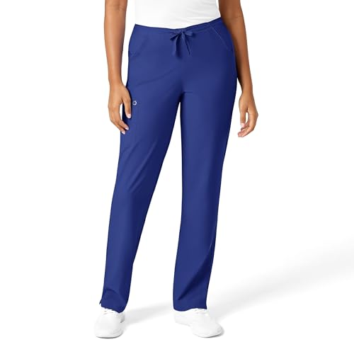 WINK W123 Women's Drawstring Scrub Pant, Galaxy Blue, Large Tall