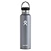 Hydro Flask Standard Mouth Water Bottle, Flex Cap - 24 oz, Graphite
