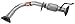 Walker 52259 Exhaust Pipe for Honda Accord