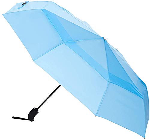 AmazonBasics Automatic Travel Small Compact Umbrella With Wind Vent - Black AmazonBasics Automatic Travel Small Compact Umbrella With Wind Vent - Black