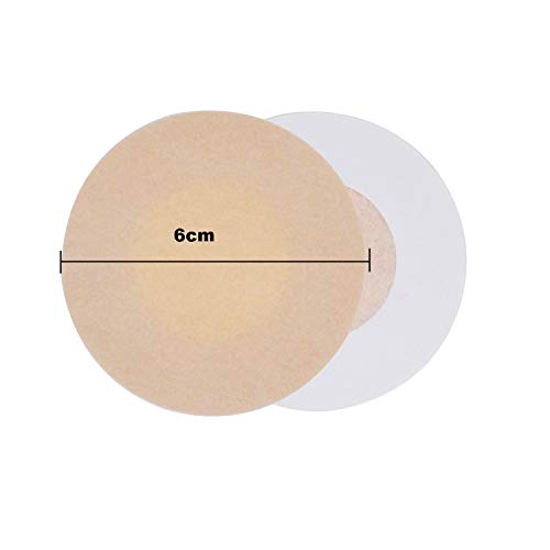 NippleCovers, 10 Pairs Sexy Breast Lift Tape Satin Pasties Adhesive Bra and 10 Pairs Nippleless Cover Disposable Invisible Nipple Covers Pasties for Women
