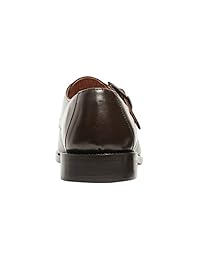 Anthony Veer Roosevelt - Zapatillas de hombre con correa de monje en piel de grano completo
