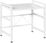 Multibao Expandable Microwave Oven Rack 2 Tier Adjustable 40-64cm White view 5