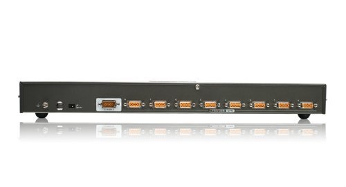 IOGEAR 8-Port USB PS/2 Combo VGA KVMP Switch with Cables, GCS1808KIT